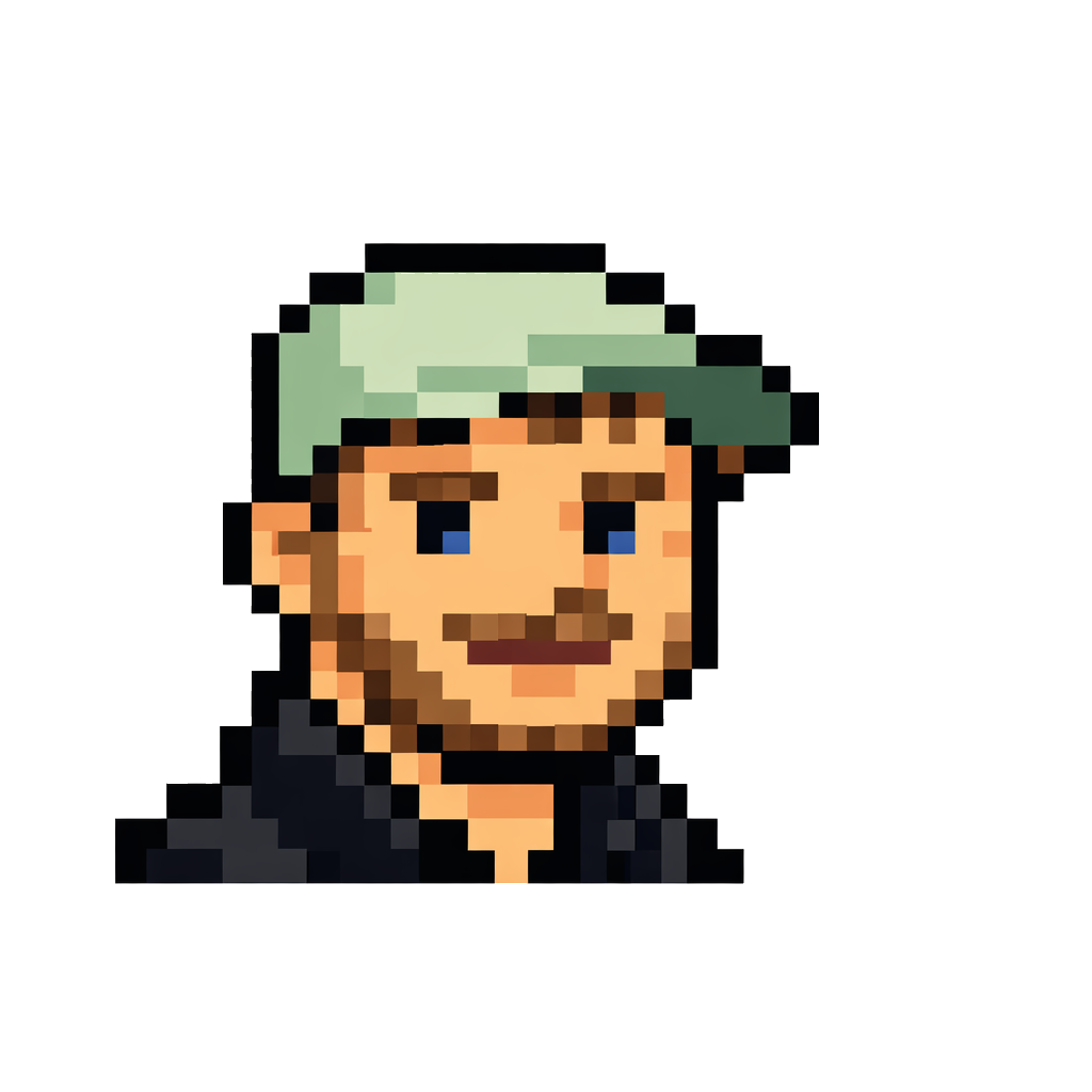Pixel art portrait of Lukas Gabriel